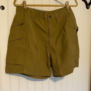 Helly Hansen Olive Green Utility Quick Dry Shorts Large